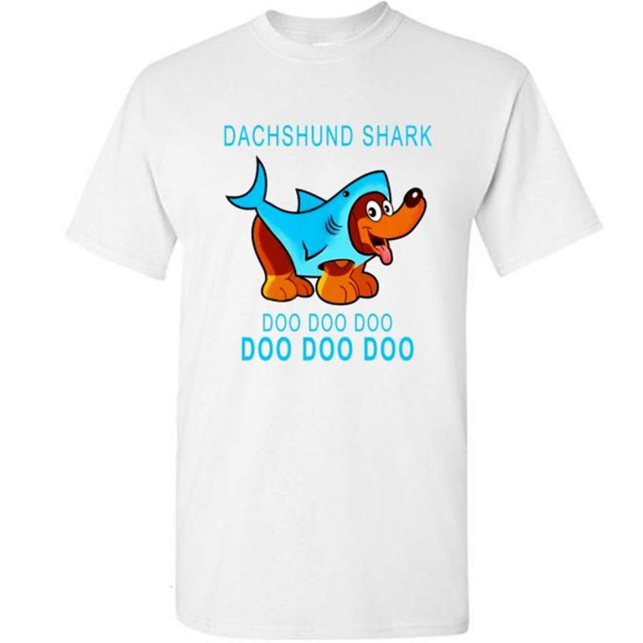 Dachshund Shark Doo Doo Doo – Gildan Short Sleeve Shirt