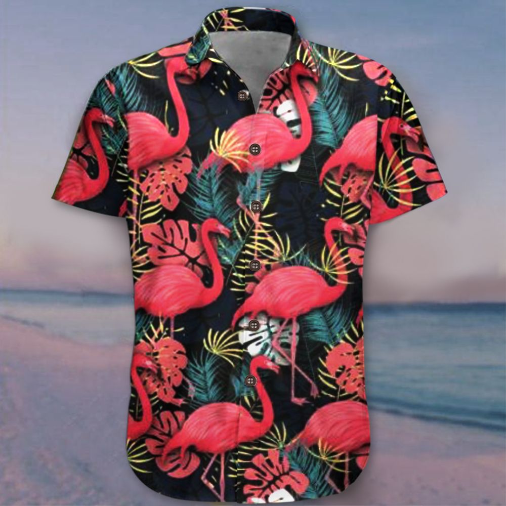 Flamingo Hawaiian Shirt Summer Apparel Gifts For Her Ha42834