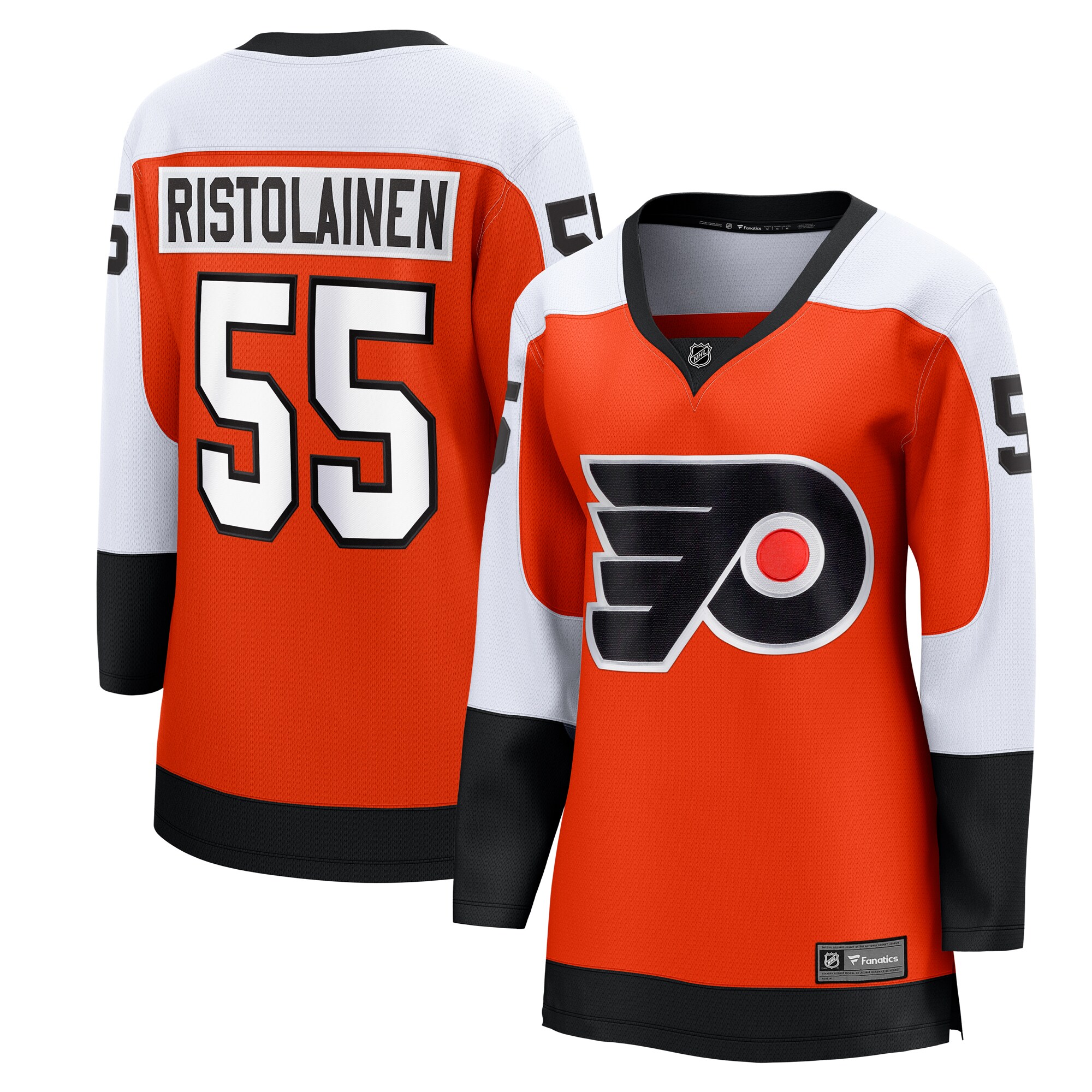 Women's Philadelphia Flyers Rasmus Ristolainen Orange Home Breakaway Player Jersey