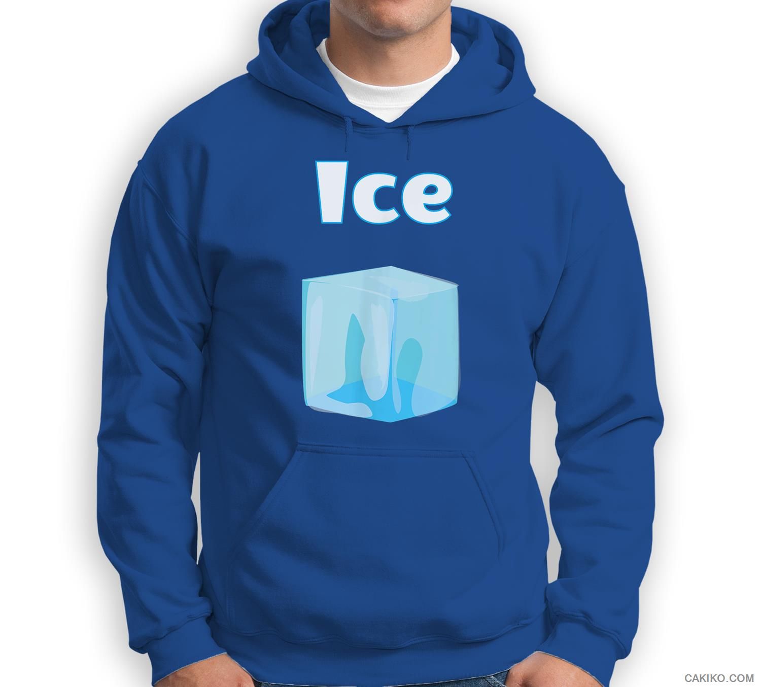 Matching Couple Halloween Costume – Fire And Ice Sweatshirt & Hoodie
