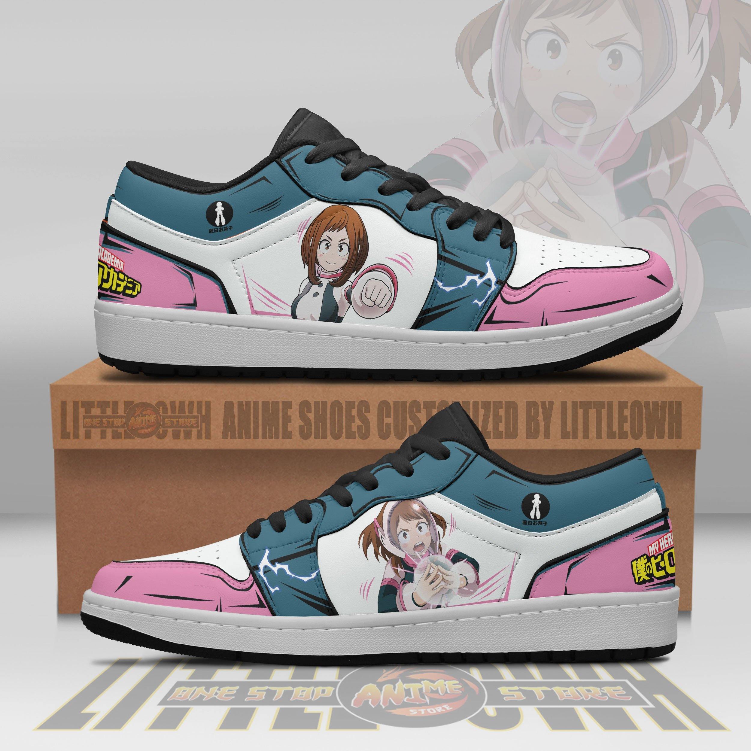 Ochaco Uraraka My Hero Academia Shoes Anime Low Top Sneakers