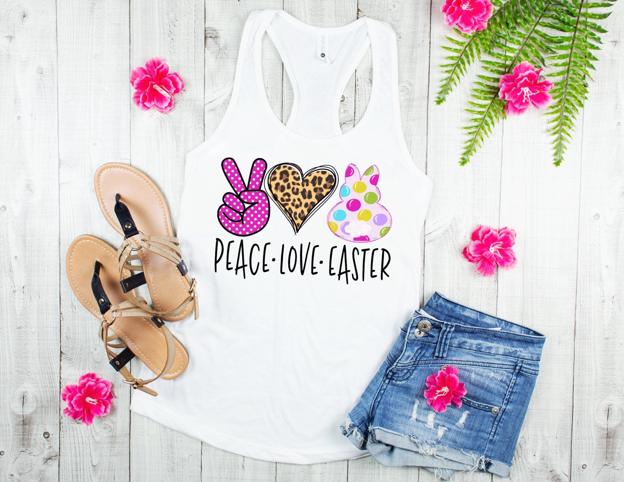 Peace Love Easter, Happy Easter Tank Top, Easter Shirt, Easter Tank, Easter Tee, Spring Tank Tops, Bunny Tank, Happy Easter T-Shirt Hoodie All Color Size S-5Xl