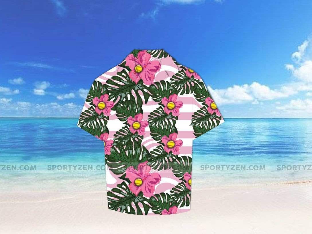 Felacia Pink Hibiscus Hawaiian Softball Ha59266