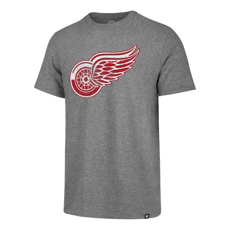 Detroit Red Wings Distressed Imprint ’47 Match T-Shirt 3D All Over Print