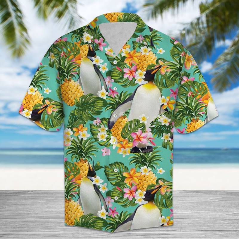 Tropical Pineapple Penguin H67027 – Hawaii Shirt