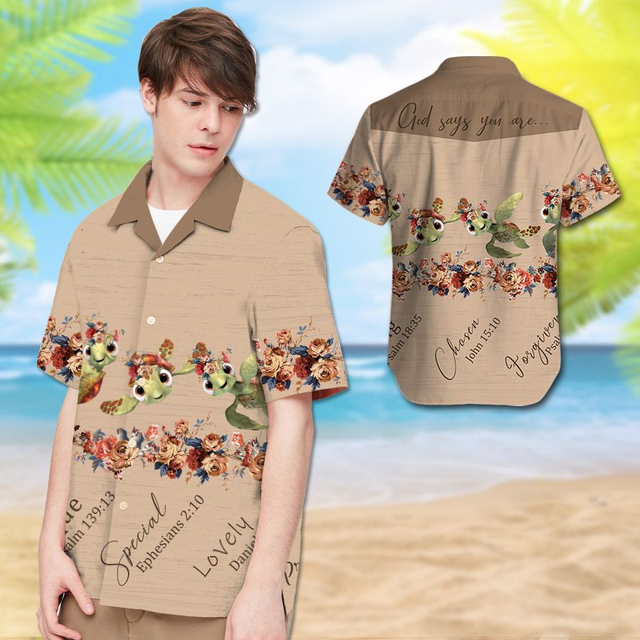 Turtle God Says Hawaiian shirt 227 ND4836