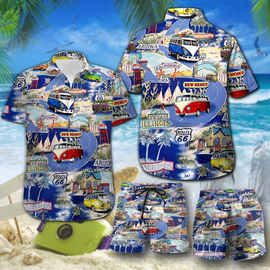 Hippie Camping Hawaii Shirt Set Unisex Ha98570