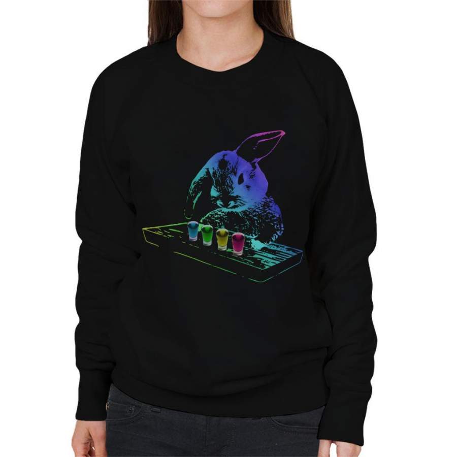 Bar Bunny With Shots Women’s Sweatshirt