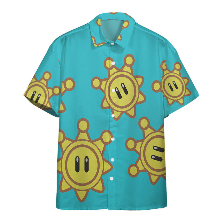 Waybackapparel Mario Sunshine Custom 3D Hawaiian Shirt