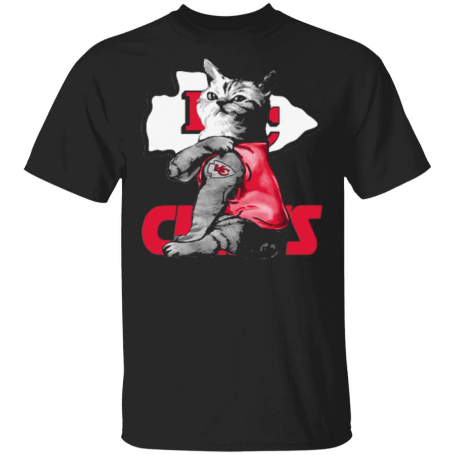 Strong Cat tattoos Kansas City Chiefs Trending T-Shirt