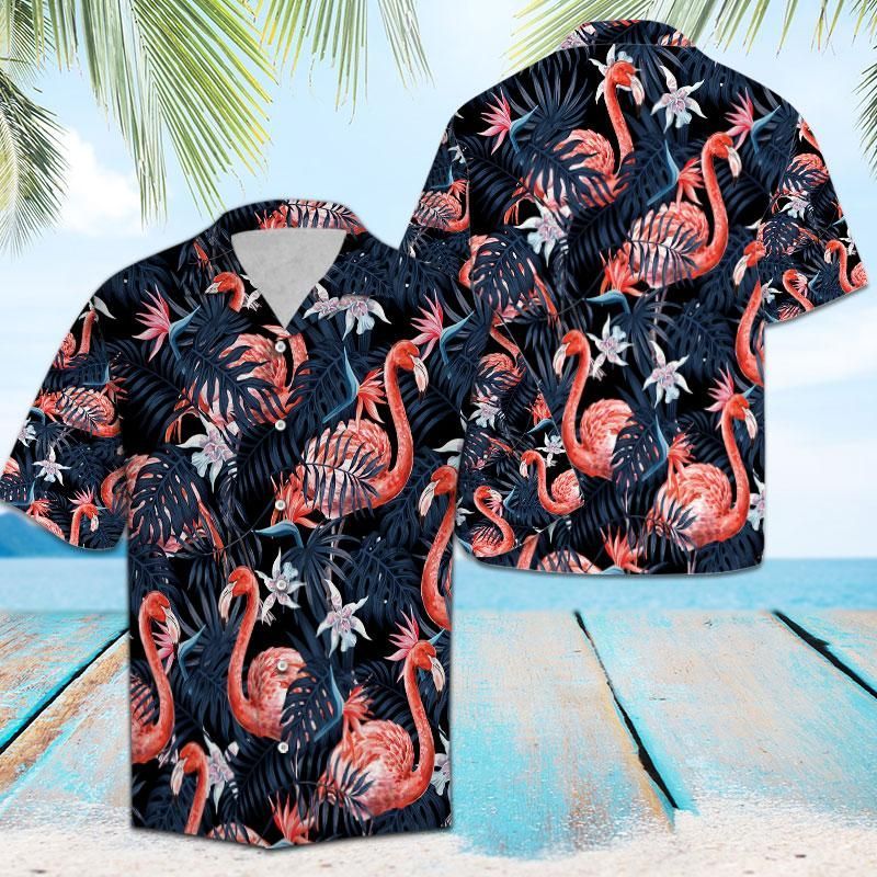 Zokastore Flamingo Tropical Hawaiian Shirt Unisex – HSN035