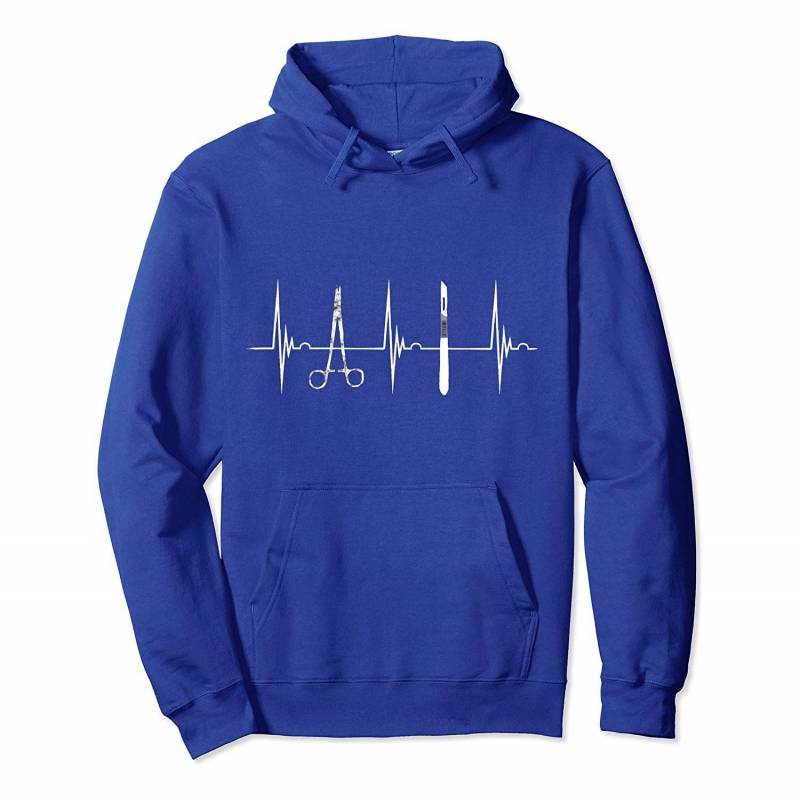 Surgical Scalpel Surgeon Heartbeat Ekg Pulse Nurse Surg Tech Hoodie ...