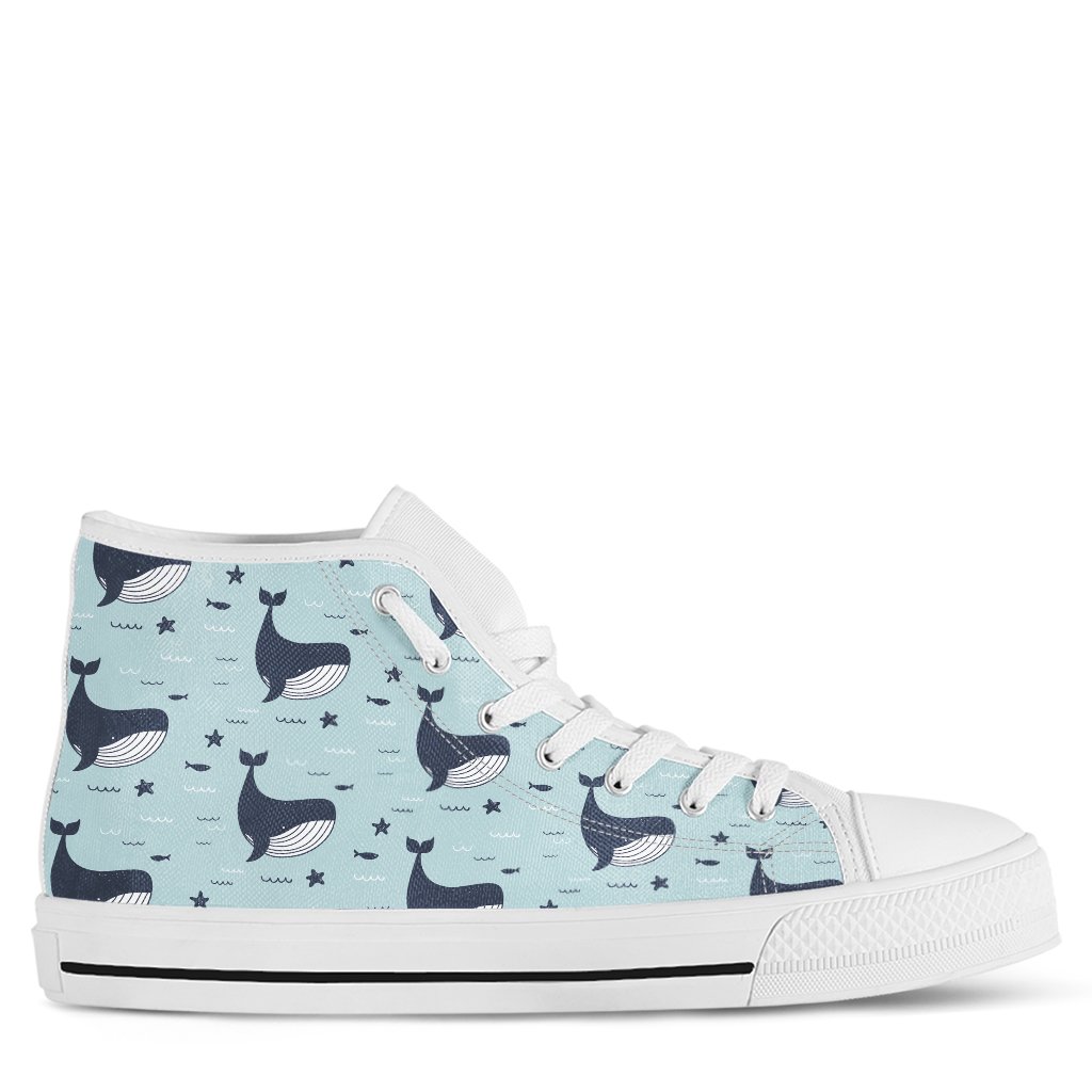 Whale Women’S High Top Sneakers