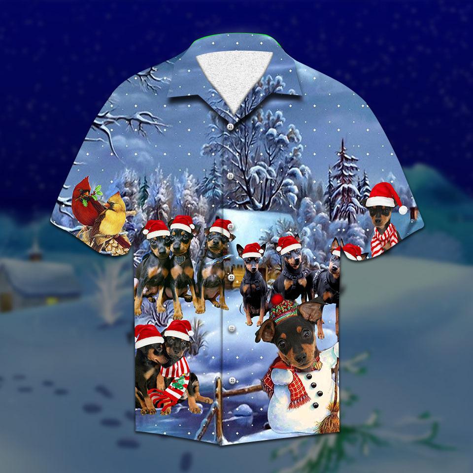 Pinscher Christmas Hawaii Shirt For Men Women Adult Ha37184