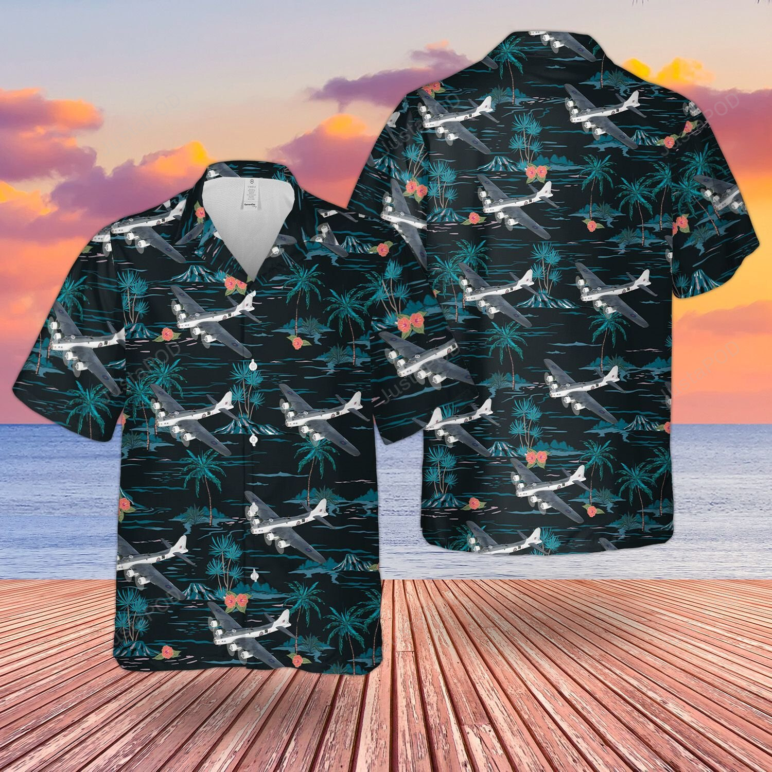 Raf Boeing Mk Iia Flying Fortress Hawaii Shirt Ha62154