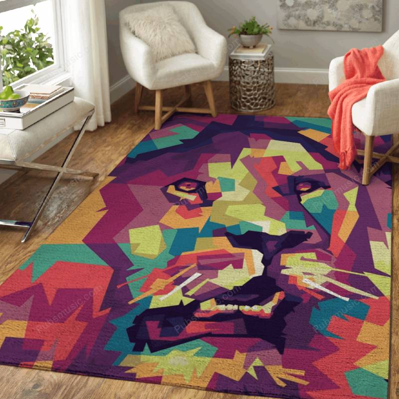 The King Lion  – Animal Rug Mats – Carpet