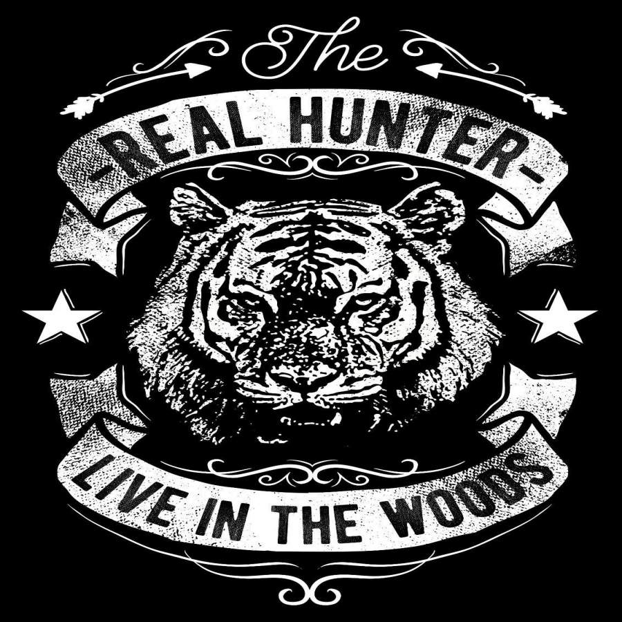 The Real Hunter Lives In The Woods Men’S Summer Fashion T-Shirt