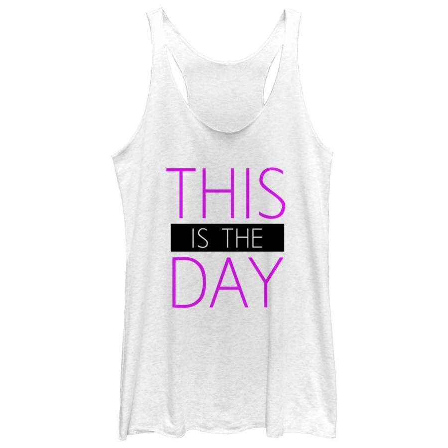 CHIN UP Women’s This is the Day  Racerback Tank