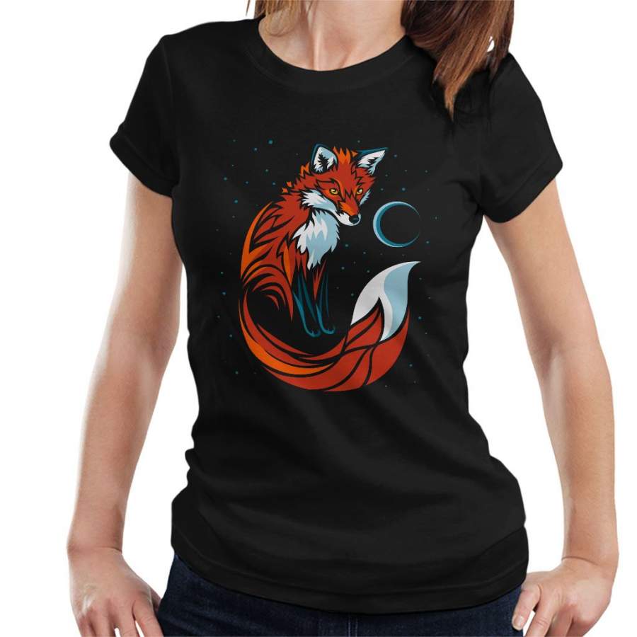 Tribal Stars Fox Women’s T-Shirt