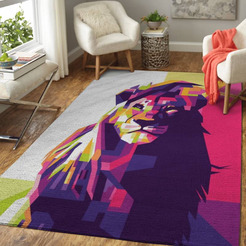 The Lion King Potrait – Animals Area Rug Carpet