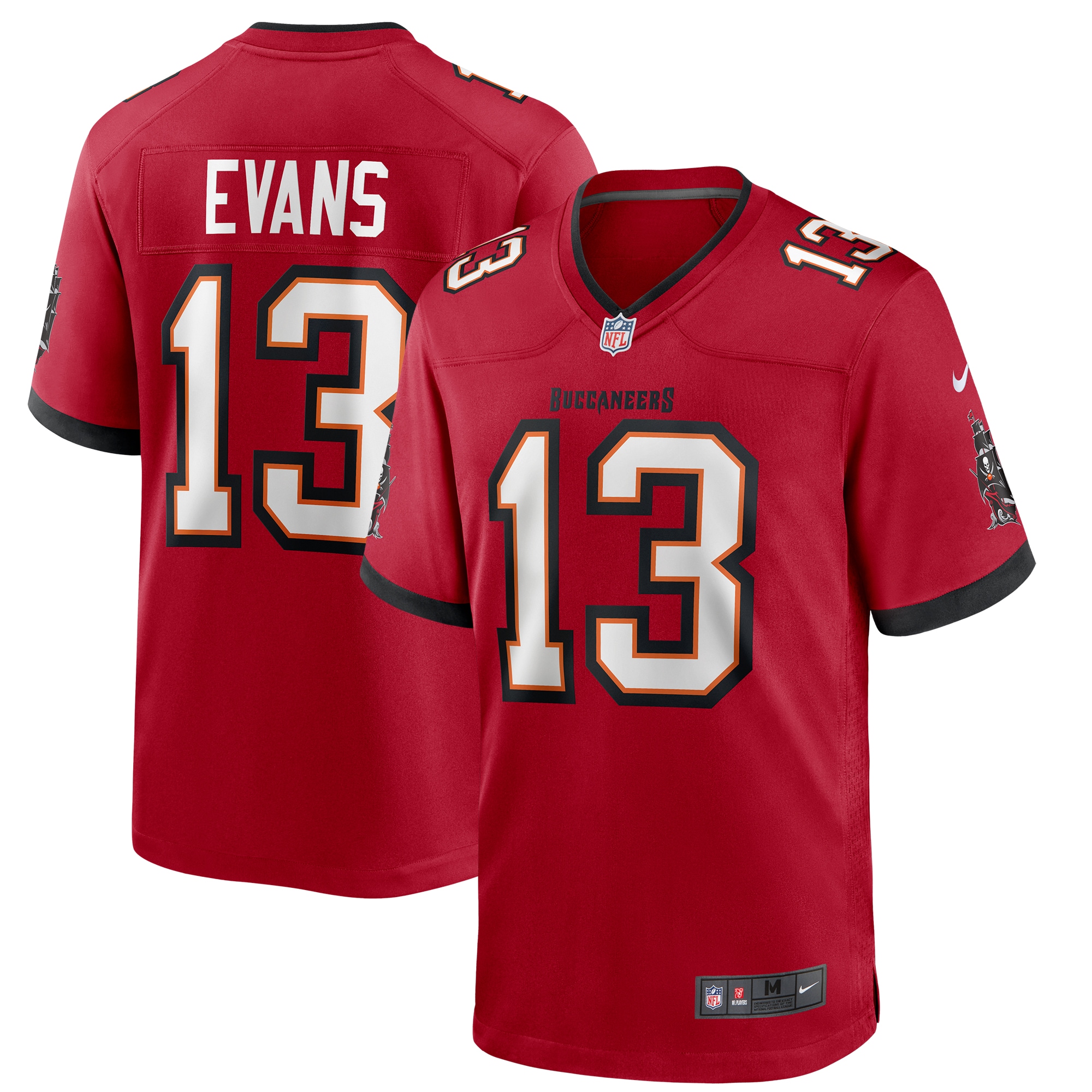 Men’s Tampa Bay Buccaneers Mike Evans Red Player Game Jersey