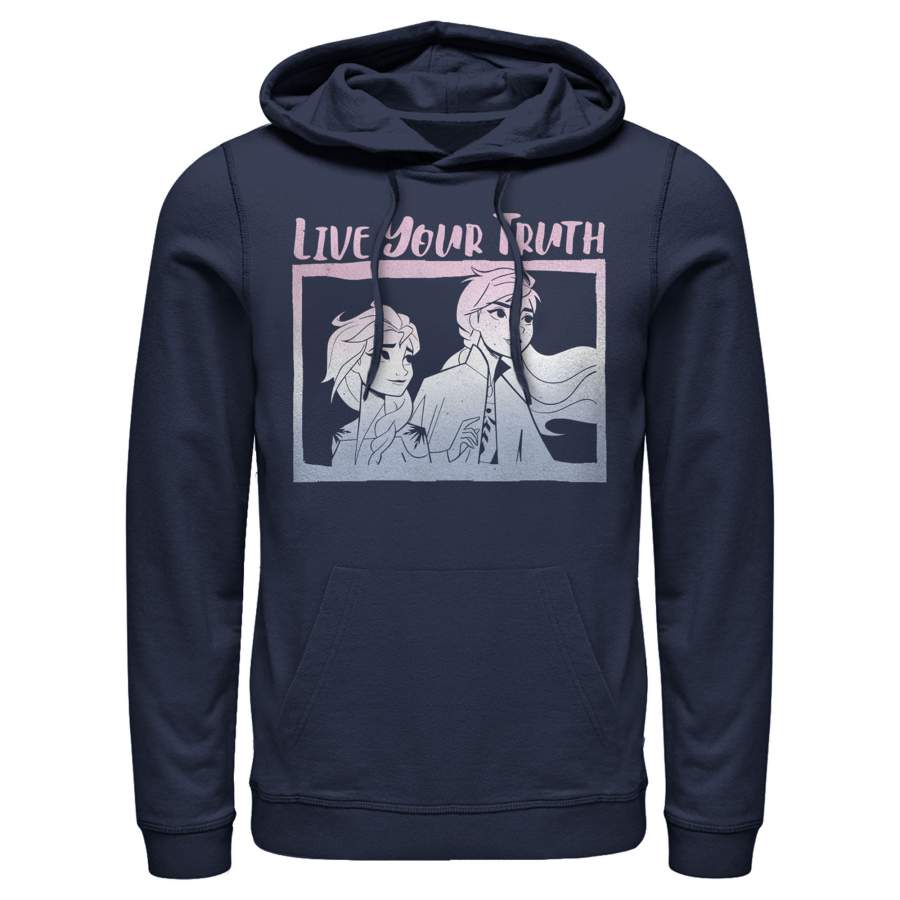 Frozen 2 Men’s Sister Live Truth  Lightweight Hoodie