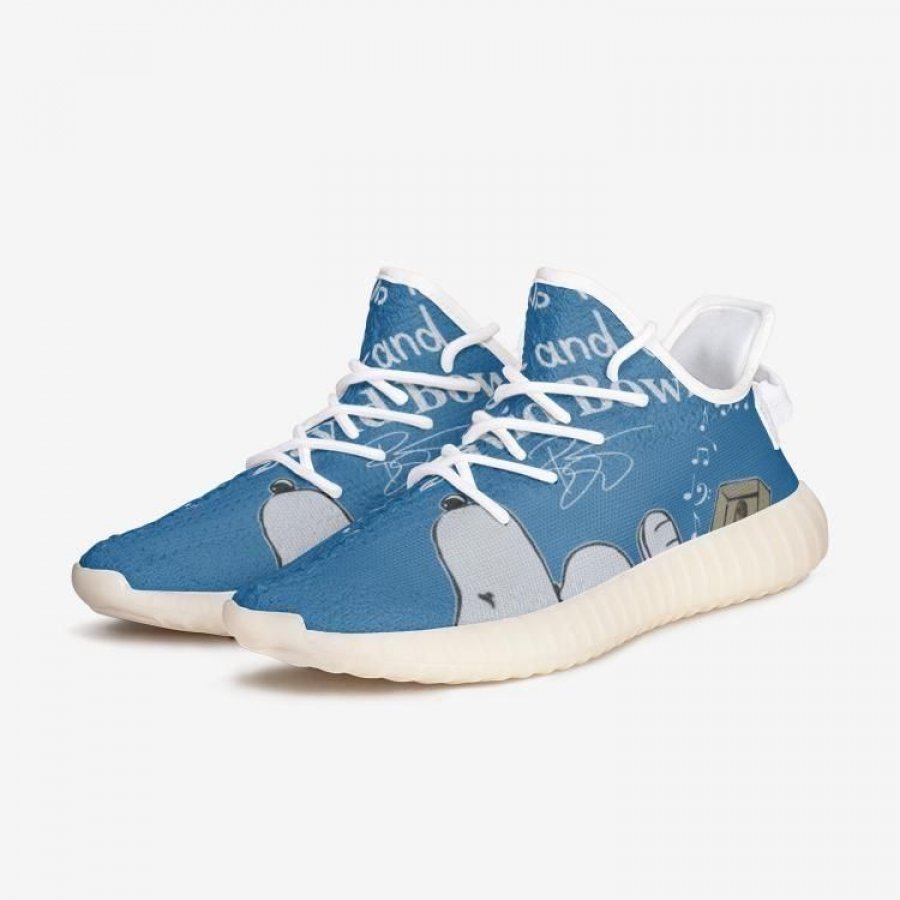 2 Sometimes I need to be alone and listen to David Bowie blue Unisex Lightweight Sneaker YZ