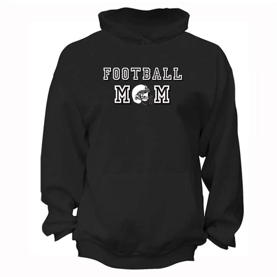 XtraFly Apparel Men’s Football Mom Helmet Tailgate Sports Fan Hooded-Sweatshirt Pul Hoodie