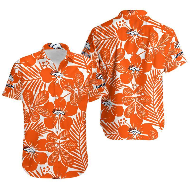 Denver Broncos Flower Hawaii Shirt And Shorts Summer Collection H97