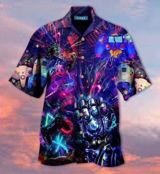 High Quality Hawaii Aloha Shirts Wonderful Game World Ha31460