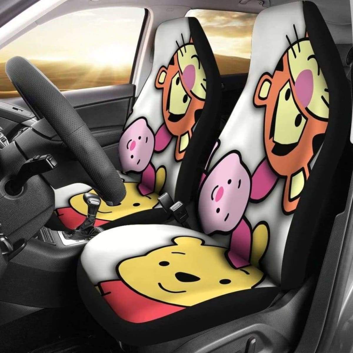 Pooh Car Seat Covers 7 Universal Fit 051012