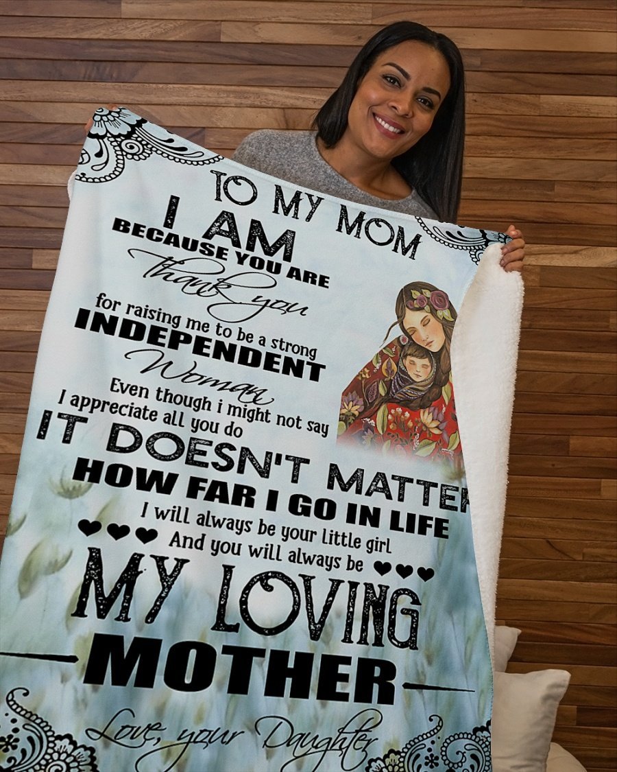 To My Mexican Mom Personalized Custom Name Text Fleece Blanket Print 3D, Unisex, Kid, Adult – Gift For Mom