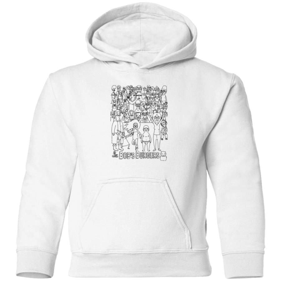 AGR Characters of Bobs Burgers Toddler Pullover Hoodie