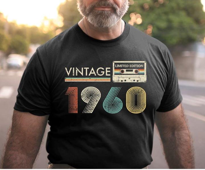 Vintage Limited Edition 1960 Cassette Tape Standard Men T-shirt