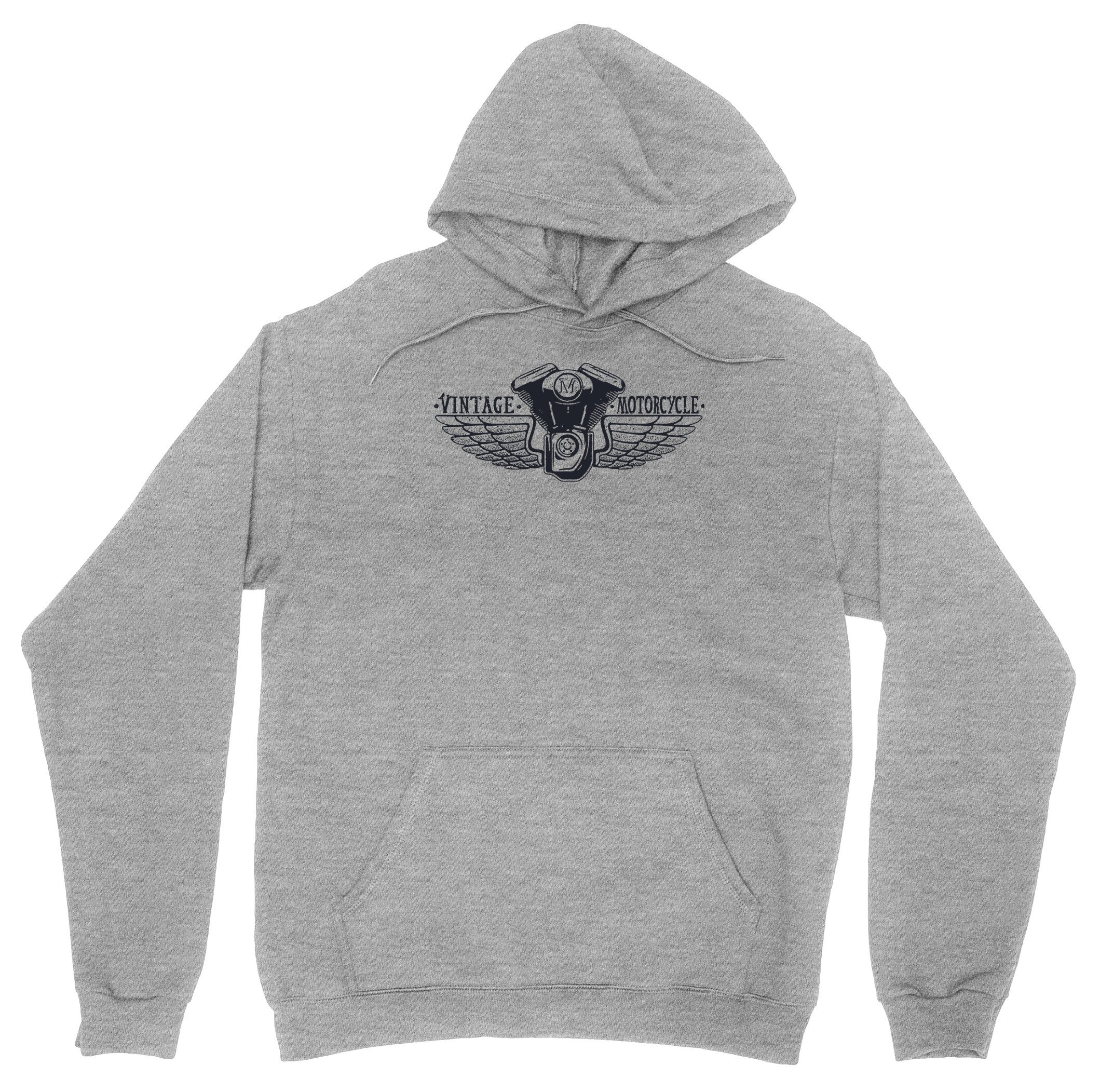 Vintage Motorcycle Wings Hoodie