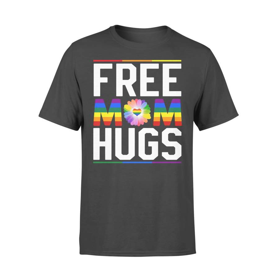 Free Mom Hugs Pride Lgbtand Long T-shirt