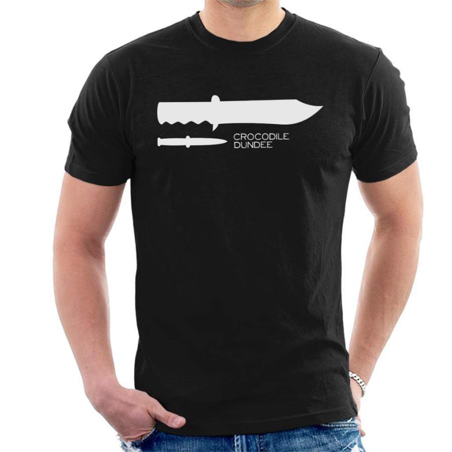 Crocodile Dundee Minimal Men’s T-Shirt