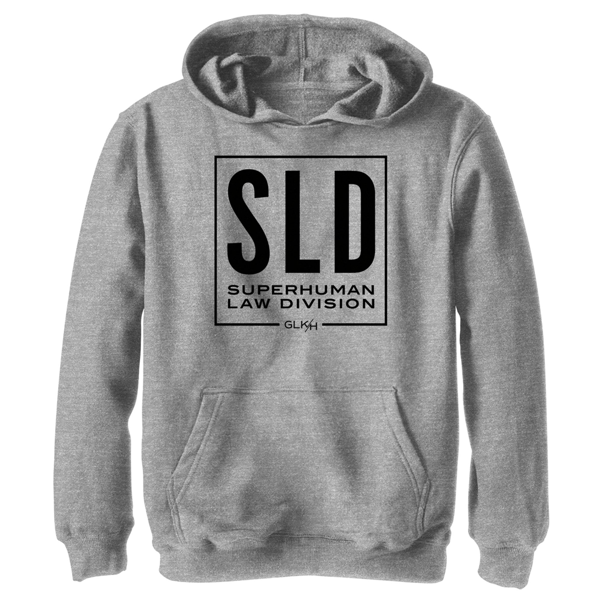 Boy’S She-Hulk: Attorney At Law Black Sld Logo Pull Over Hoodie