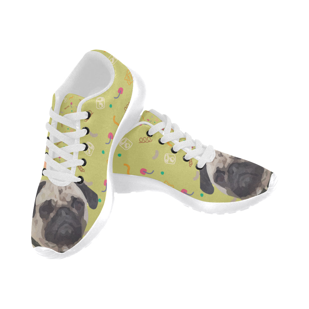 Pug White Sneakers Size 13-15 for Men