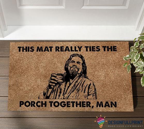 The Rug Really Tied The Porch Together Non-Slip Rubber Backing Doormat Or Coir Doormat Hg