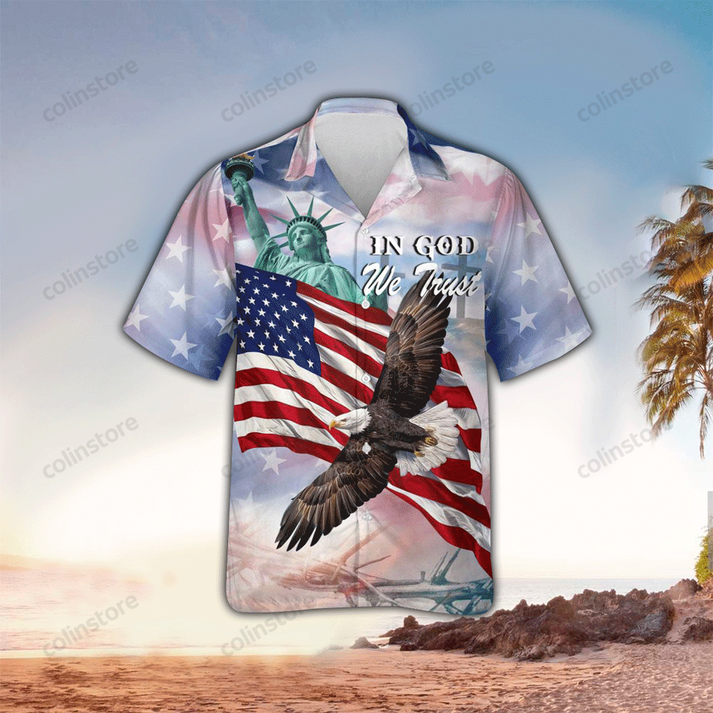 In God We Trust Hawaii Shirt Aloha Ha47299