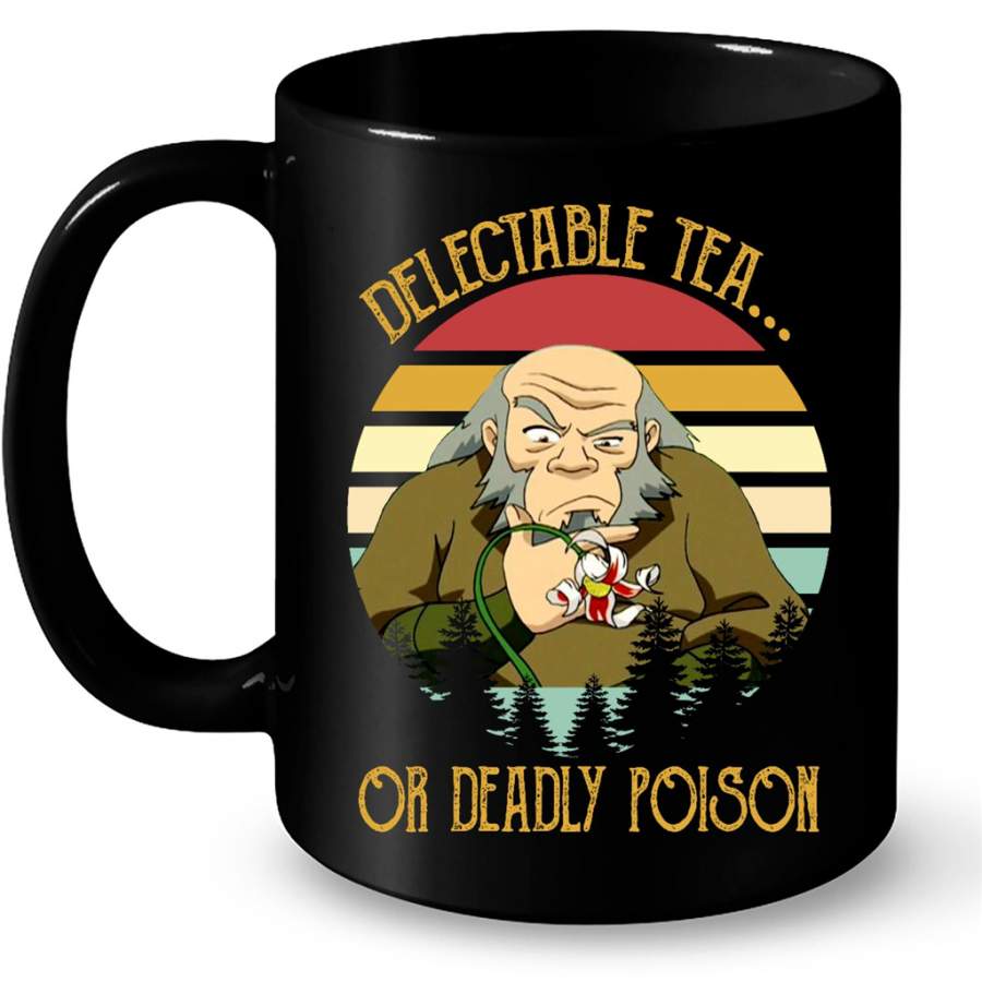 Delectable Tea Or Deadly Poison Classic Vintage B – Full-Wrap Coffee Black Mug