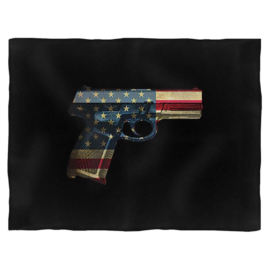 American Flag Gun 2nd Amendment 4th Of July Blanket