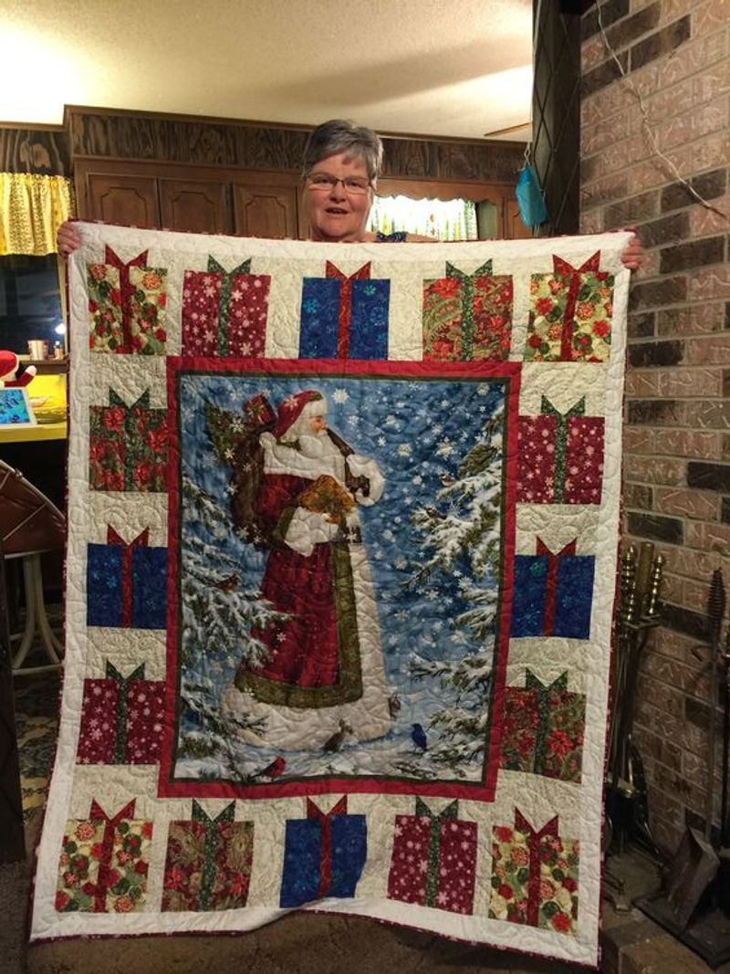 Christmas Santa – Quilt Blanket