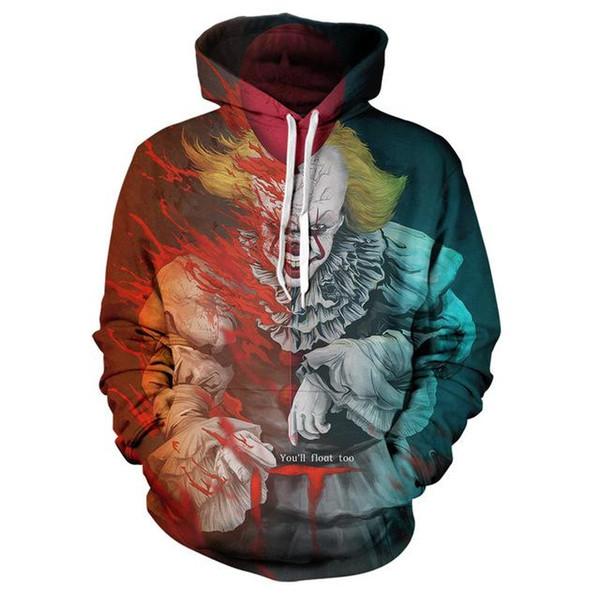 3D Printed Hoodies Sweatshirt – Suicide Squad Joker Hooded Pullover