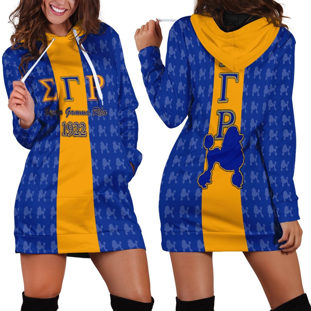 Sigma Gamma Rho Mini Poodle Hoodie Dress