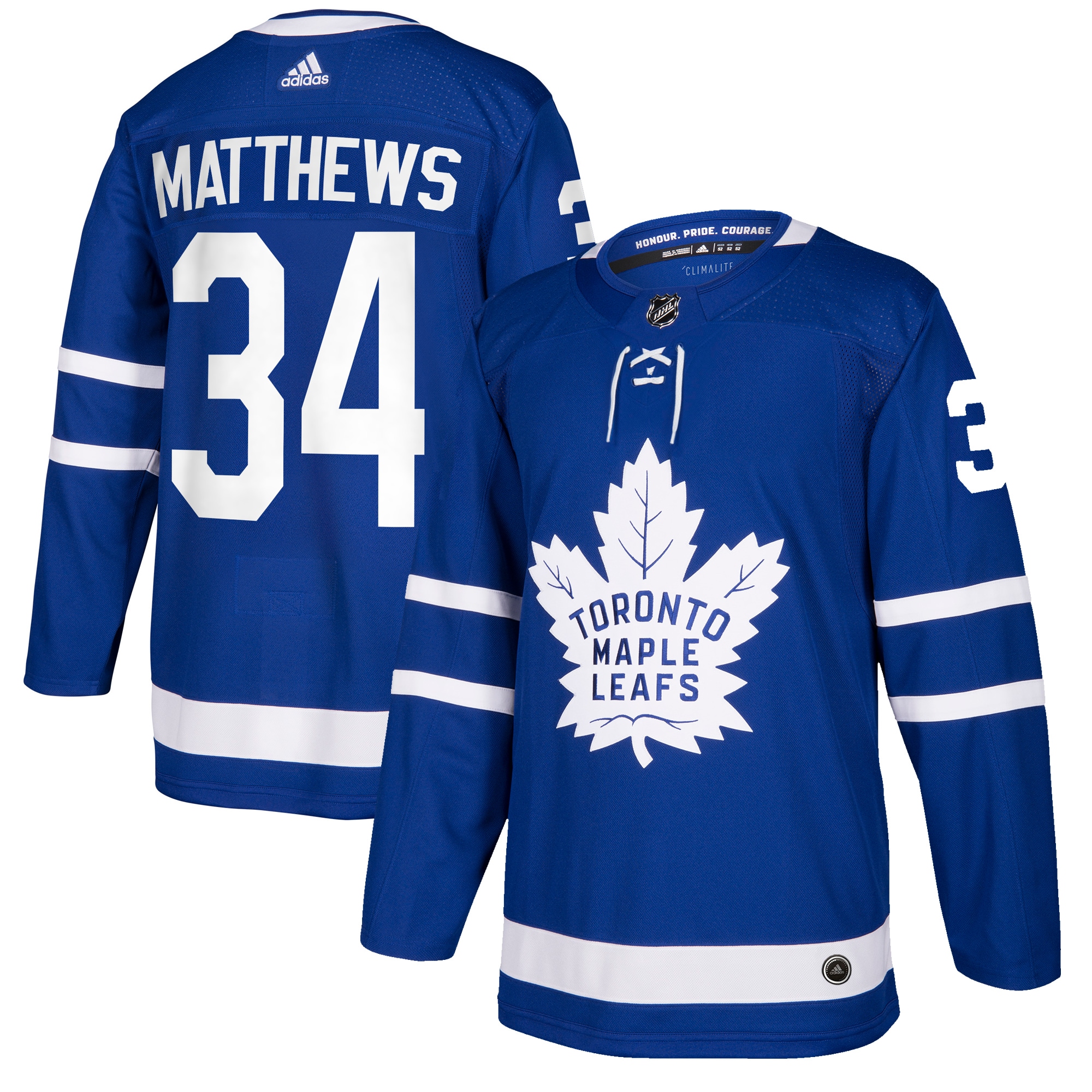 Men's Toronto Maple Leafs Auston Matthews adidas Blue Authentic Player Jersey