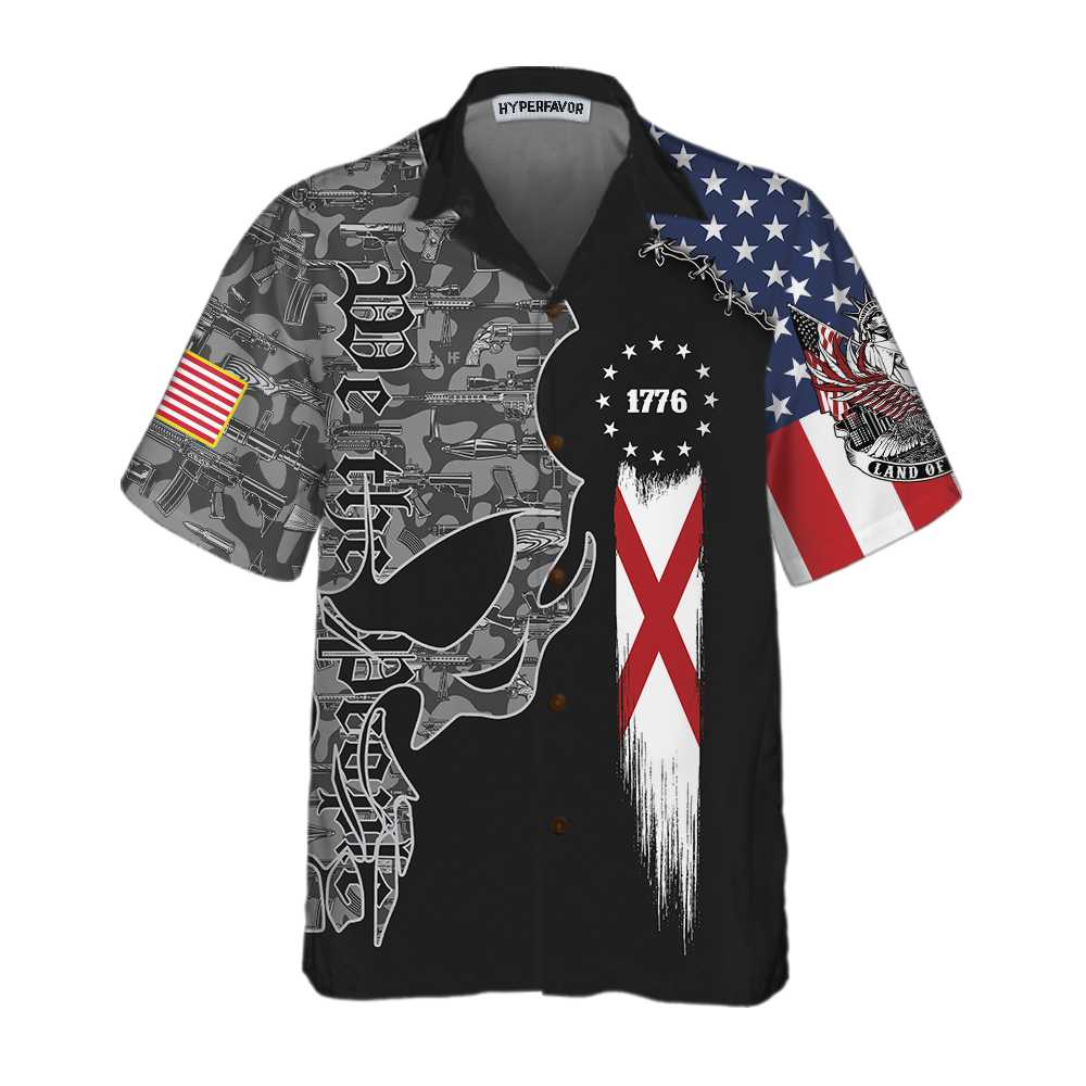 Alabama Patriot Hawaii Unique Collared Shirt For Adults Ha46289