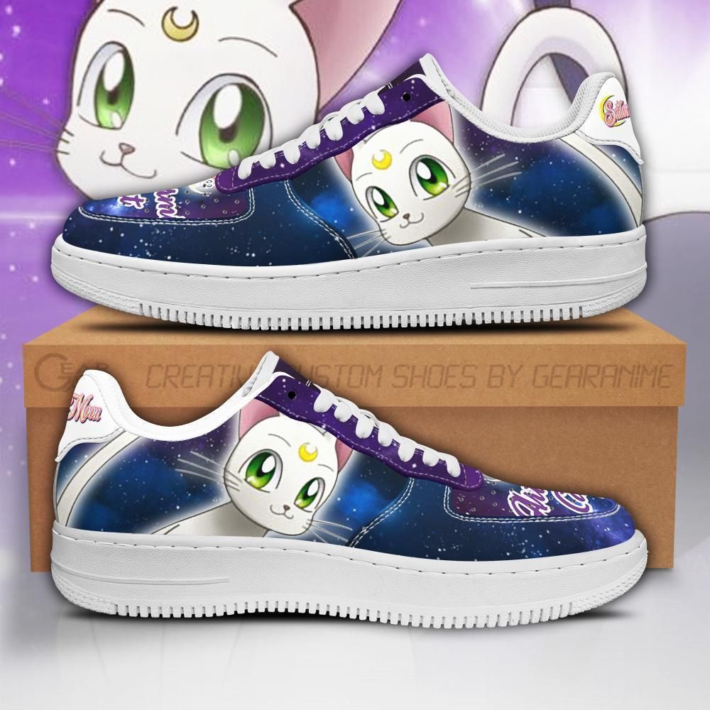 Artermis Cat Sailor Moon Air Force Shoes Sneakers Custom Anime