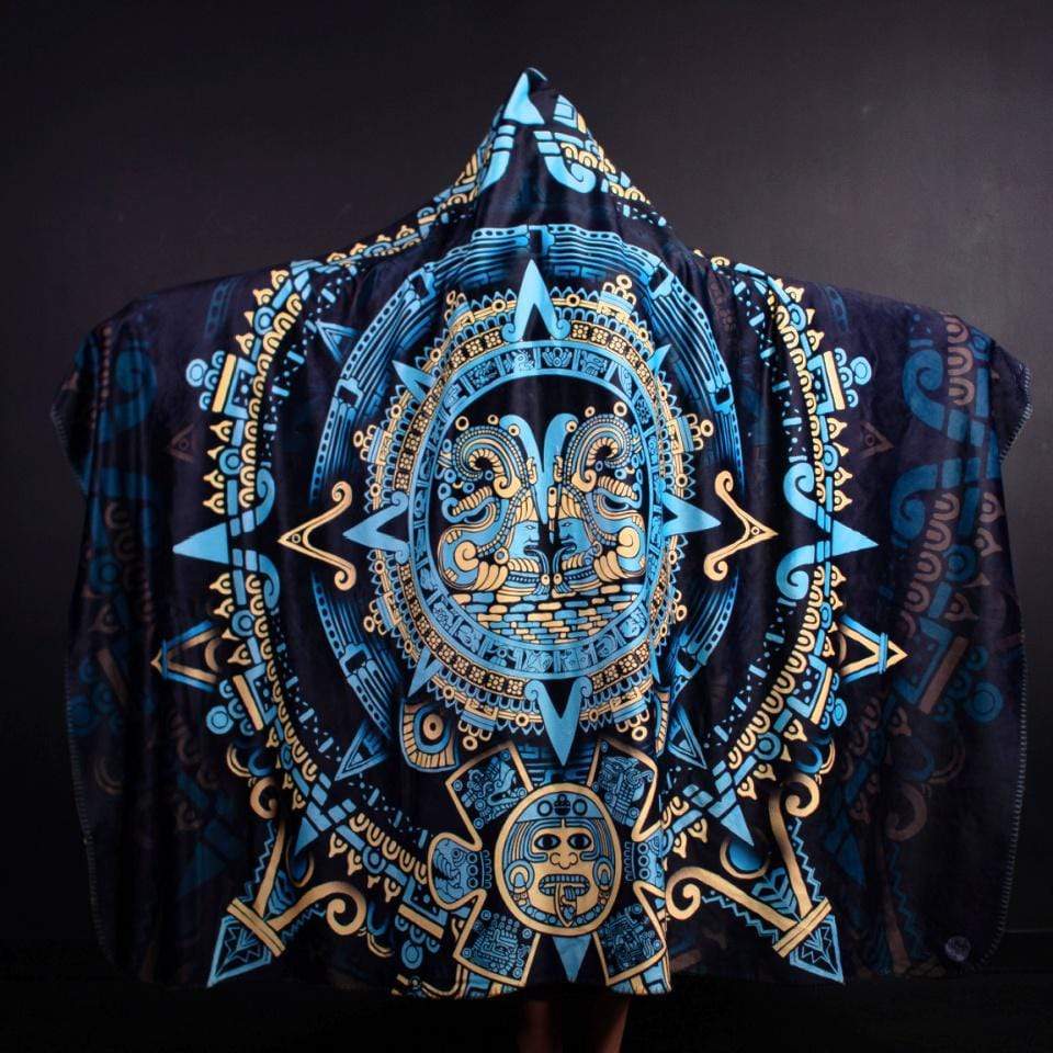 Serpent Warrior Hooded Blanket